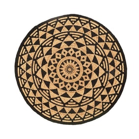 Rond jute vloerkleed - Henna Maya Naturel - product