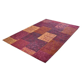 Patchwork vloerkleed - Delany Rood - product