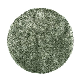 Rond shaggy vloerkleed - Grace Groen - product