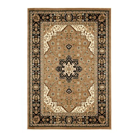 Perzisch tapijt - Rezah Medaillon Bruin - product