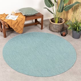 Rond buitenkleed - Costa Turquoise