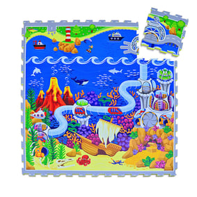 Foam puzzelmat - Max Ocean Multicolor