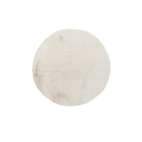 Ronde badmat hoogpolig - Rhine 625 Wit - product
