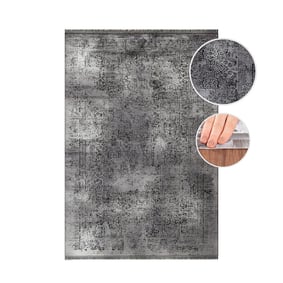 Abstract vloerkleed - Elitha Grijs - product
