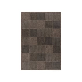 In- & Outdoor vloerkleed - Swash Tiles 400 Bruin/Grijs - product