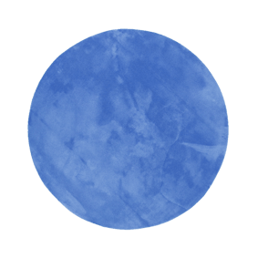Rond wasbaar vloerkleed - Vivid Blauw 