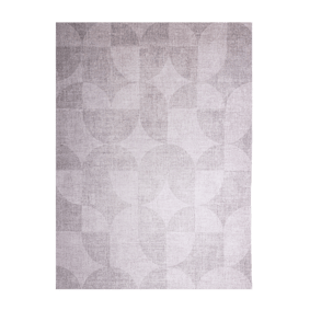 Abstract buitenkleed - Groovy Tiles Grijs  - product