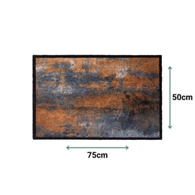 Wasbare deurmat - Cobalt Rust - 50x75cm - product