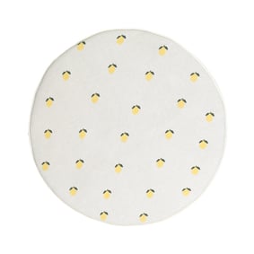 Rond boxkleed - Lucie Lemon Creme - product