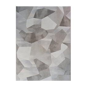 Abstract vloerkleed - Axil  Taupe 6575  - product