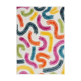 Kleurrijk kindervloerkleed - Radiso Doodle Multicolor - product