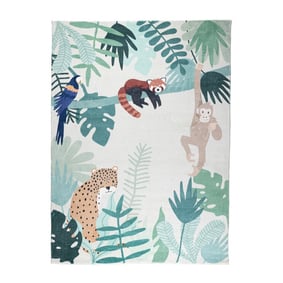 Kindervloerkleed - Jungle Luipaard Multicolor  - product