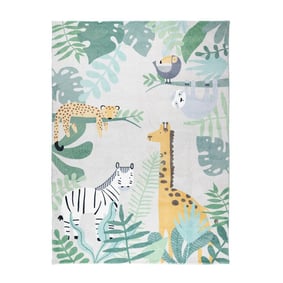 Kindervloerkleed - Jungle Giraffe Beige - product
