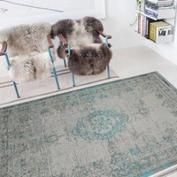 Vintage vloerkleed - Fading world Jade Oyster 8259