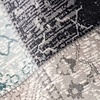 Vintage vloerkleed - Patchwork Grijs/Blauw