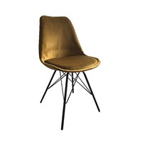 Stoel Velvet - Goud / Okergeel
