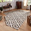 Buitenkleed - Twin Diamond Bruin/Creme