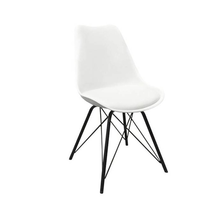 Stoel Metal Luuk - Wit