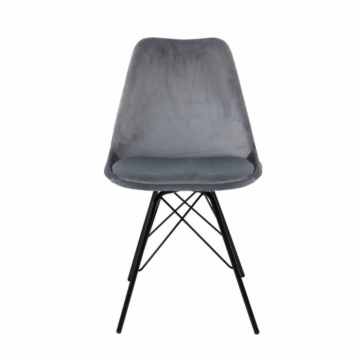 Stoel Velvet - Grijs - 1