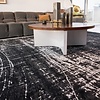 Vintage Vloerkleed - Mad Men White on Black 8655
