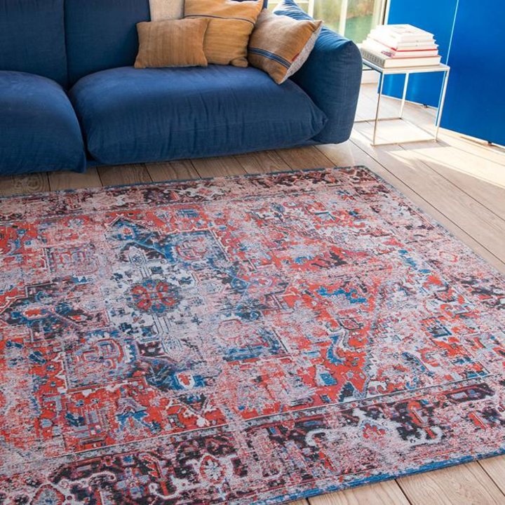 Vintage Vloerkleed - Antiquarian Heriz Rood 8703 - 4