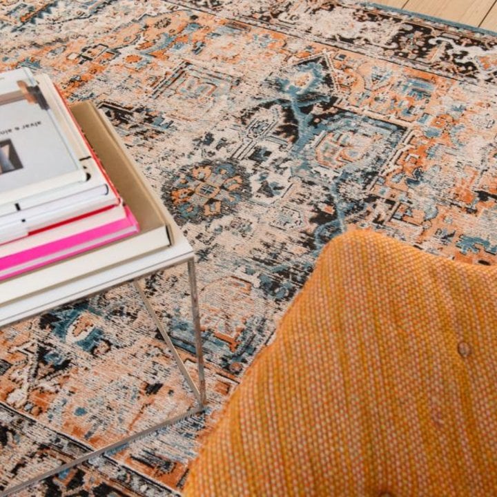Vintage Vloerkleed - Antiquarian Heriz Oranje 8705 - 5