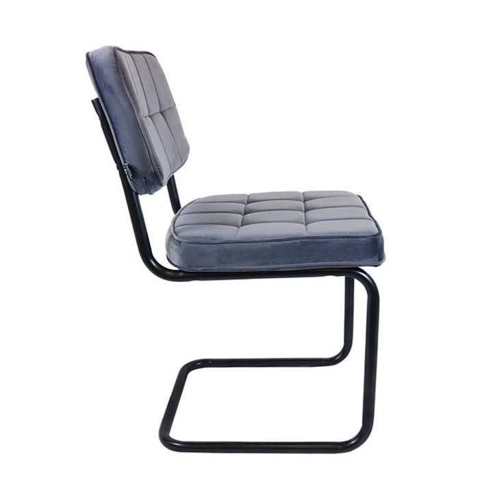 Stoel Velvet - Ivy Antraciet - 1