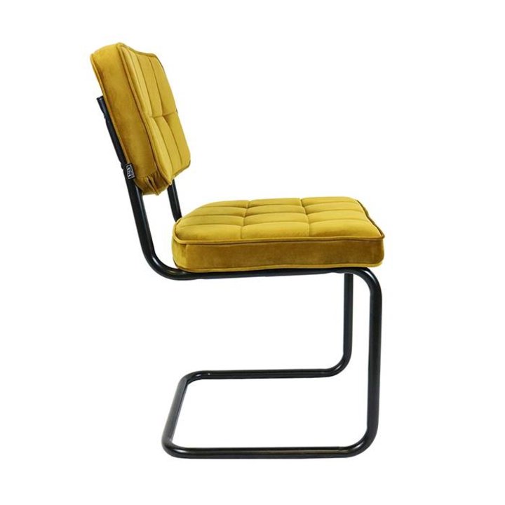 Stoel Velvet - Ivy Goud/Okergeel - 1