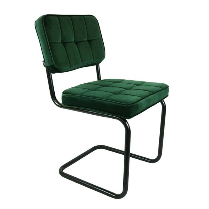Stoel Velvet - Ivy Donker Groen