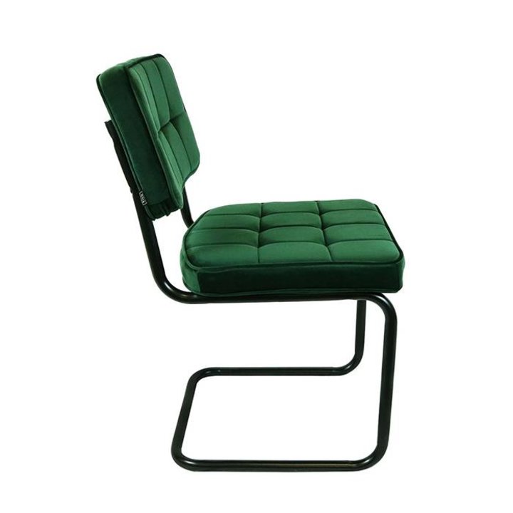 Stoel Velvet - Ivy Donker Groen - 1