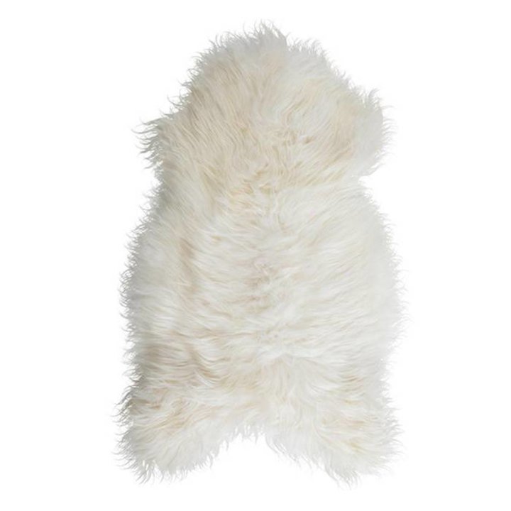 Wit Schapenvacht 90cm - Vloerkleed - 3