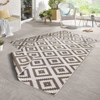 Buitenkleed - Twin Diamond Bruin/Creme