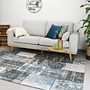 Patchwork vloerkleed - Dreams Grijs/Blauw