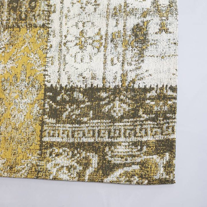Patchwork vloerkleed - Dreams Okergeel - 4