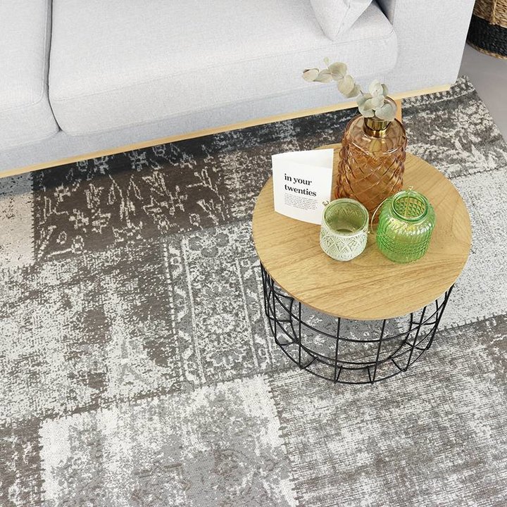 Patchwork vloerkleed - Dreams Grijs - 3