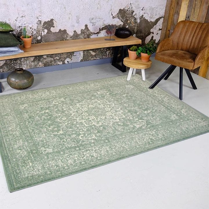 Vintage vloerkleed - Wonder Oriental Groen - 5