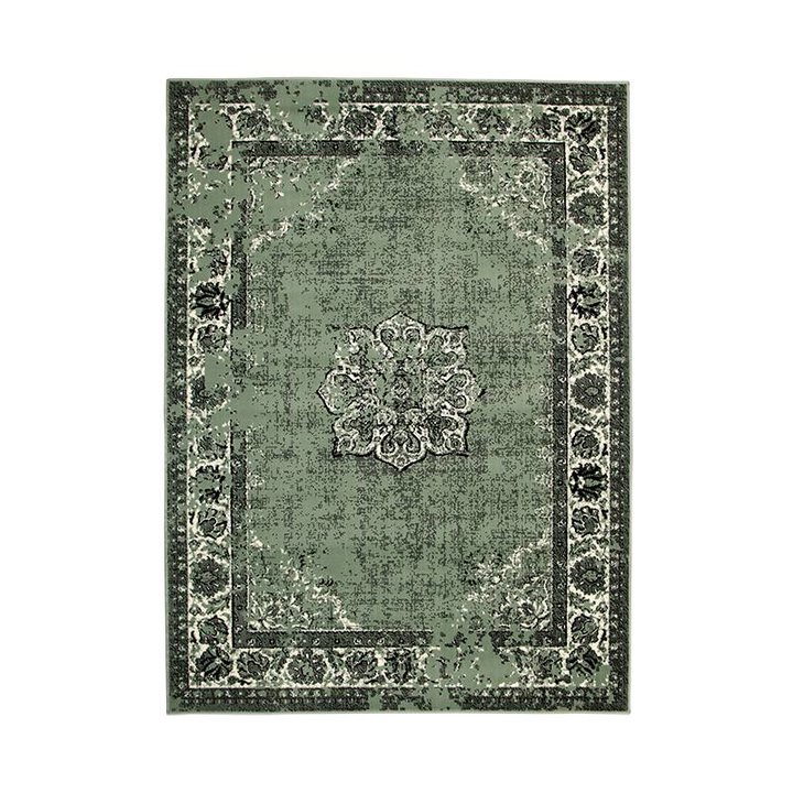Vintage vloerkleed - Wonder Groen/Zwart - 1