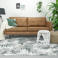 Botanical vloerkleed - Palmier Leaves Grey
