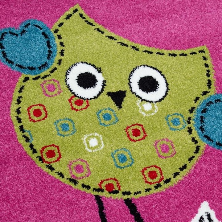 Kindervloerkleed - Mila Uiltjes Lila  - 2