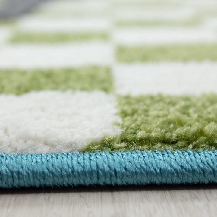 Kindervloerkleed - Mila Piraat Blauw/Groen - 2
