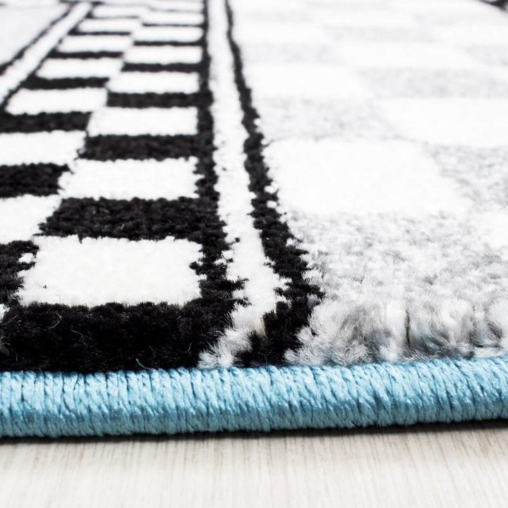 Kindervloerkleed - Mila Auto Blauw - 3