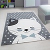Kindervloerkleed - Anna Kat Blauw - thumbnail