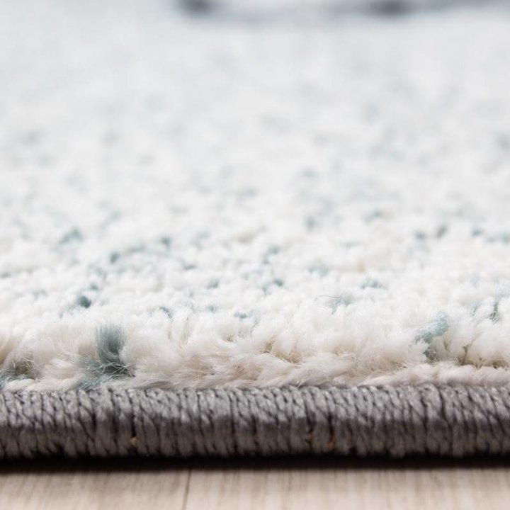 Rond Kindervloerkleed - Anna Olifant Blauw - 1