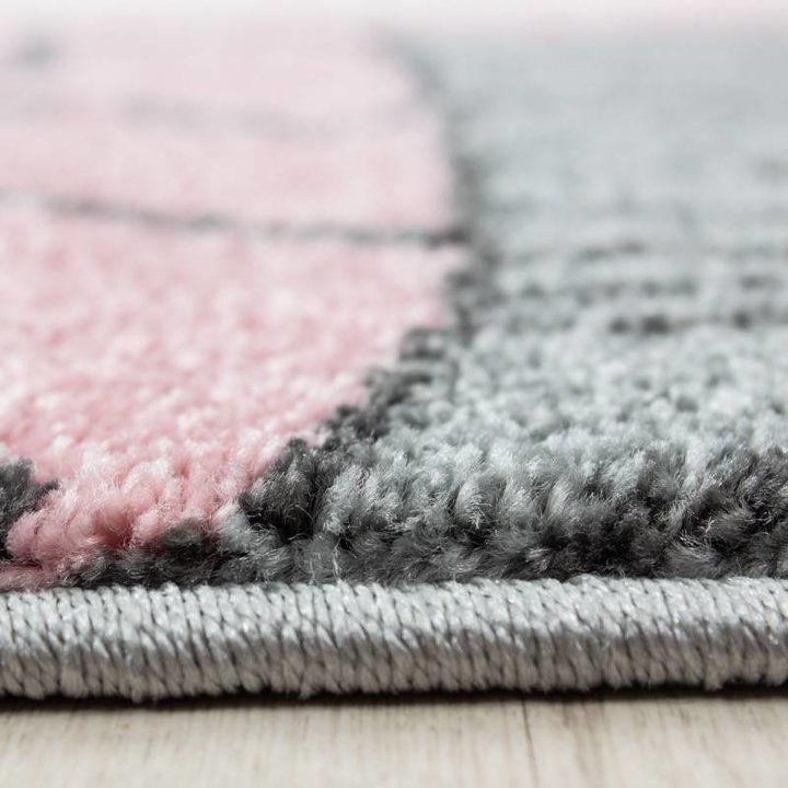 Rond Kindervloerkleed - Anna Beertje Roze - 1