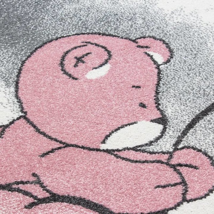 Rond Kindervloerkleed - Anna Beertje Roze - 3