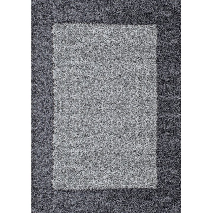 Hoogpolig vloerkleed - Edge Grijs - 2