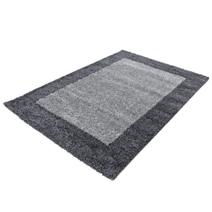 Hoogpolig vloerkleed - Edge Grijs - 1