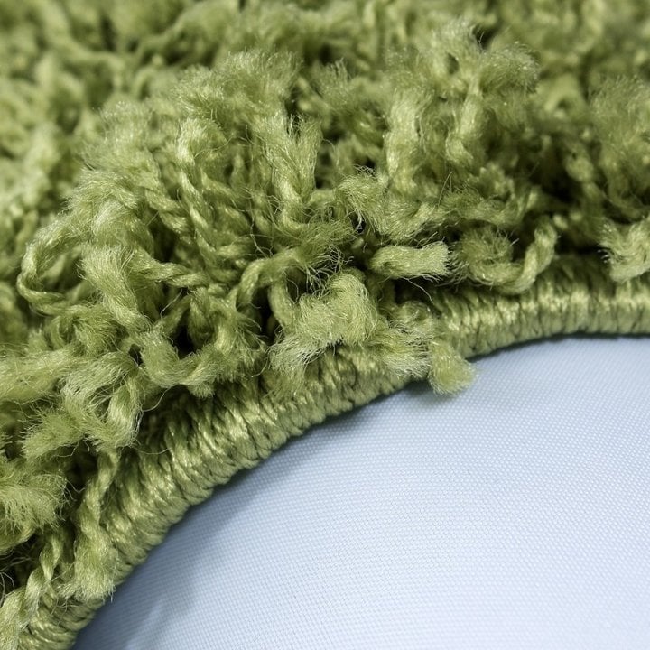Rond Hoogpolig vloerkleed - Life Groen - 2