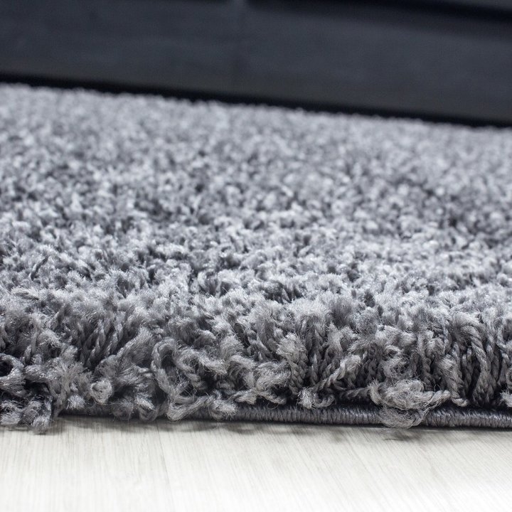 Rond Hoogpolig vloerkleed - Life Grijs - 1