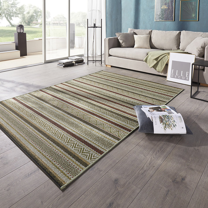 Buitenvloerkleed - Bloom Terra/Groen Rodez